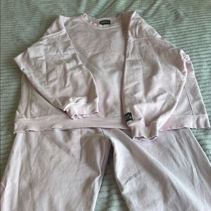 Daily Drills Light Pink Sweat Set